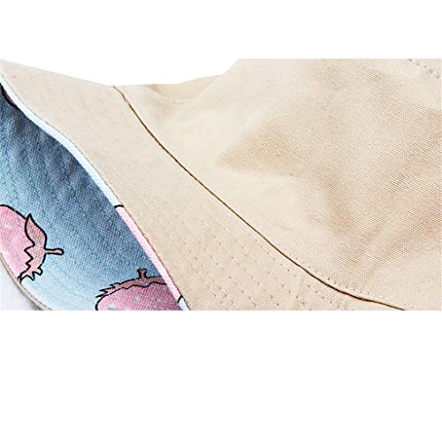Chapeau de pêcheur à double face réversible en coton souple et léger