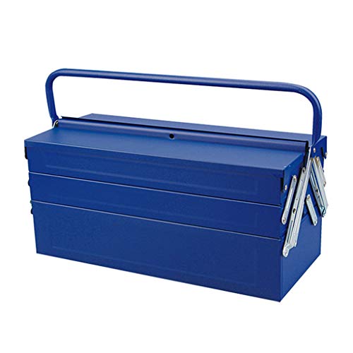 Boîte à outils en fer de qualité industrielle avec serrure