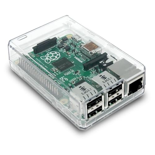 sb components Premium Transparent Closed Case for Raspberry Pi 2 Model B Good for Xbmc Users