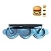 Produktbild SUUUK Burgerpresse Burger Maker, hergestellt aus Aluminium-Druckguss Antihaft-Burger- und Slider-Maker, ideal zum Pressen von Pastetchen und als Mini-Bratpfanne,Silber