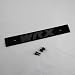 SpeedFreakCNC Acrylic Black Front License Plate Delete w/WRX Fully Laser Engraved