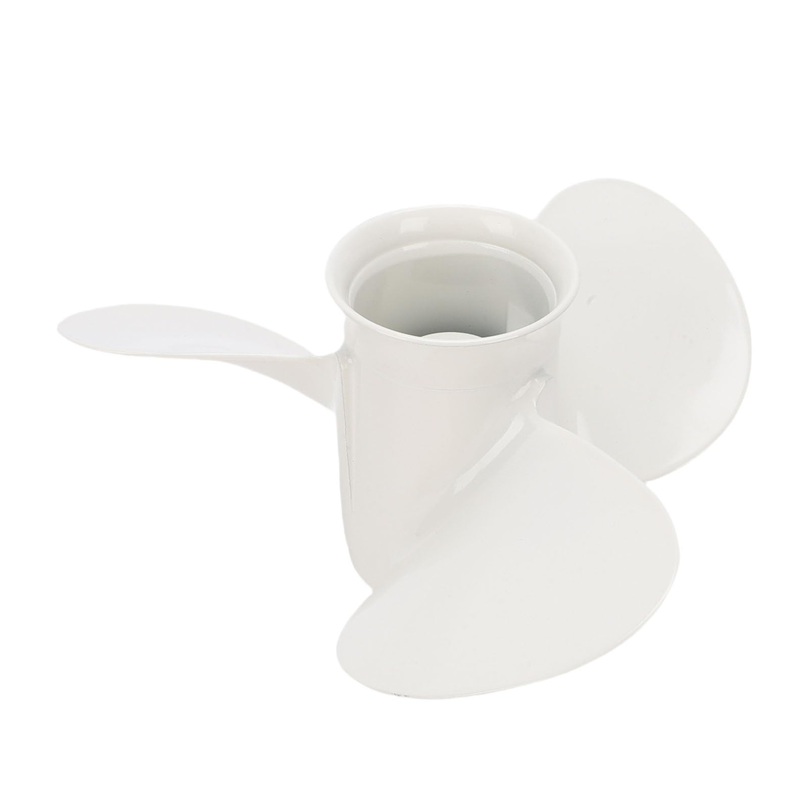 Keenso Außenbordpropeller, 3-Blatt-Bootspropeller aus Aluminiumlegierung 9 7/8 X 13 Zoll mit 10 Zähnen Spline, Ersatz für 20 PS 25 PS 30 Außenbordmotor