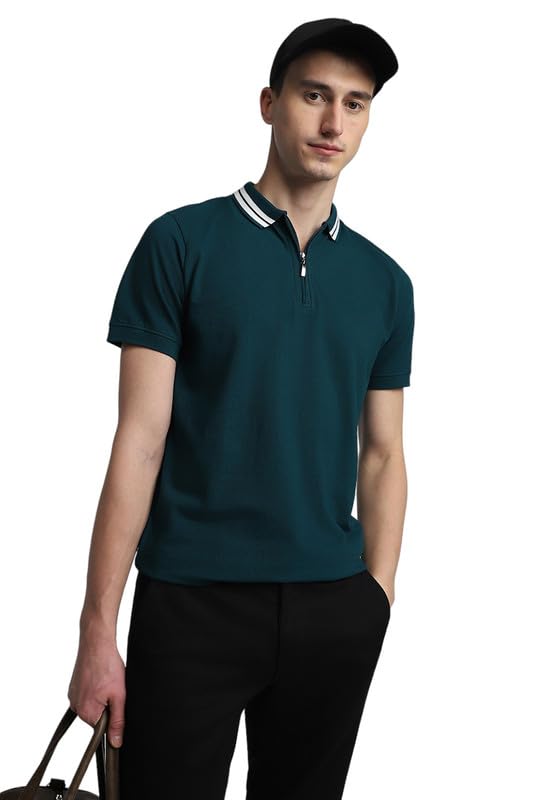 Image of Dennis Lingo Men's Cotton Slim Fit Polo T-Shirt