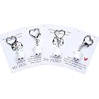 4 Pcs Pocket Penguin Hug Keychains, Cute Cartoon Penguin Key Ring Pendant, Encouragement Gift Adorable Decoration For Kids Friends Daughter Son