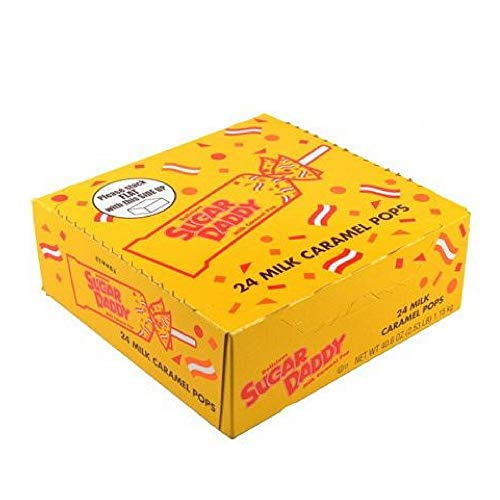 Sugar Daddy Milk Caramel Pop, 1.7-Ounce Pops (Pack Of 24) #TOP4