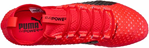 PUMA Evo Power Mens Red Leather Athletic Lace Up