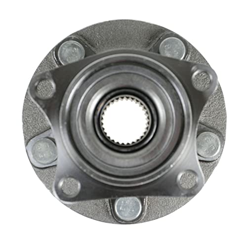 Image of TRQ Rear Left and Right Wheel Bearing and Hub Assembly Set 2 Piece Compatible with 2007-2012 Mazda CX-7 All Wheel Drive