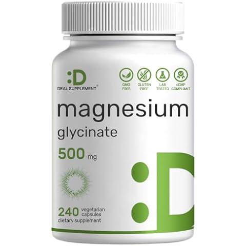 DEAL SUPPLEMENT Magnesium Glycinate 500mg Cover