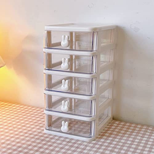 Storage Chest, Plastic Storage Box Transparent Drawer Unit Stackable ...