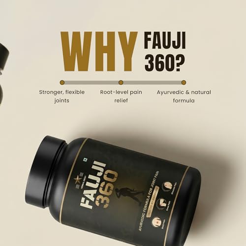 Image of Fauji 360 Powder for Back and Shoulder Reliever | Mixture of 15 Herbs | Herbal Treatement for Waist, Knee, Elbow, Shoulder and Back Pain (Pack of 1, 150g)