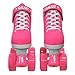 Epic Skates Galaxy Elite Kids Quad Speed Skates, Pink, Juvenile 12