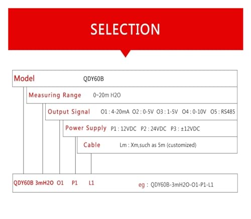Sensor de nivel de agua de alta precisión con cable de 5 metros 5
