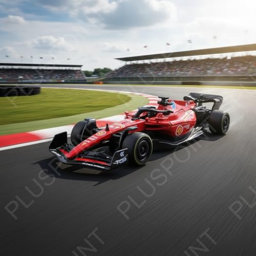 Image of PLUSPOINT Formula 1 Racing Die cast Metal Cars for Kids Pull Back F1 Car Simulation Scale Model High-Speed Racing Vehicles Collectible Car Toys for Boys Age 3 Years & Up
