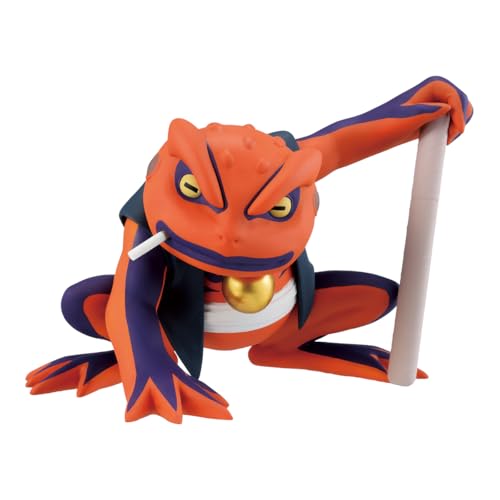 Image of Banpresto Official Licensed Naruto Shippuden Gamakichi Soft Vinyl Figure Plastic Anime 3.7 inches Multicolor