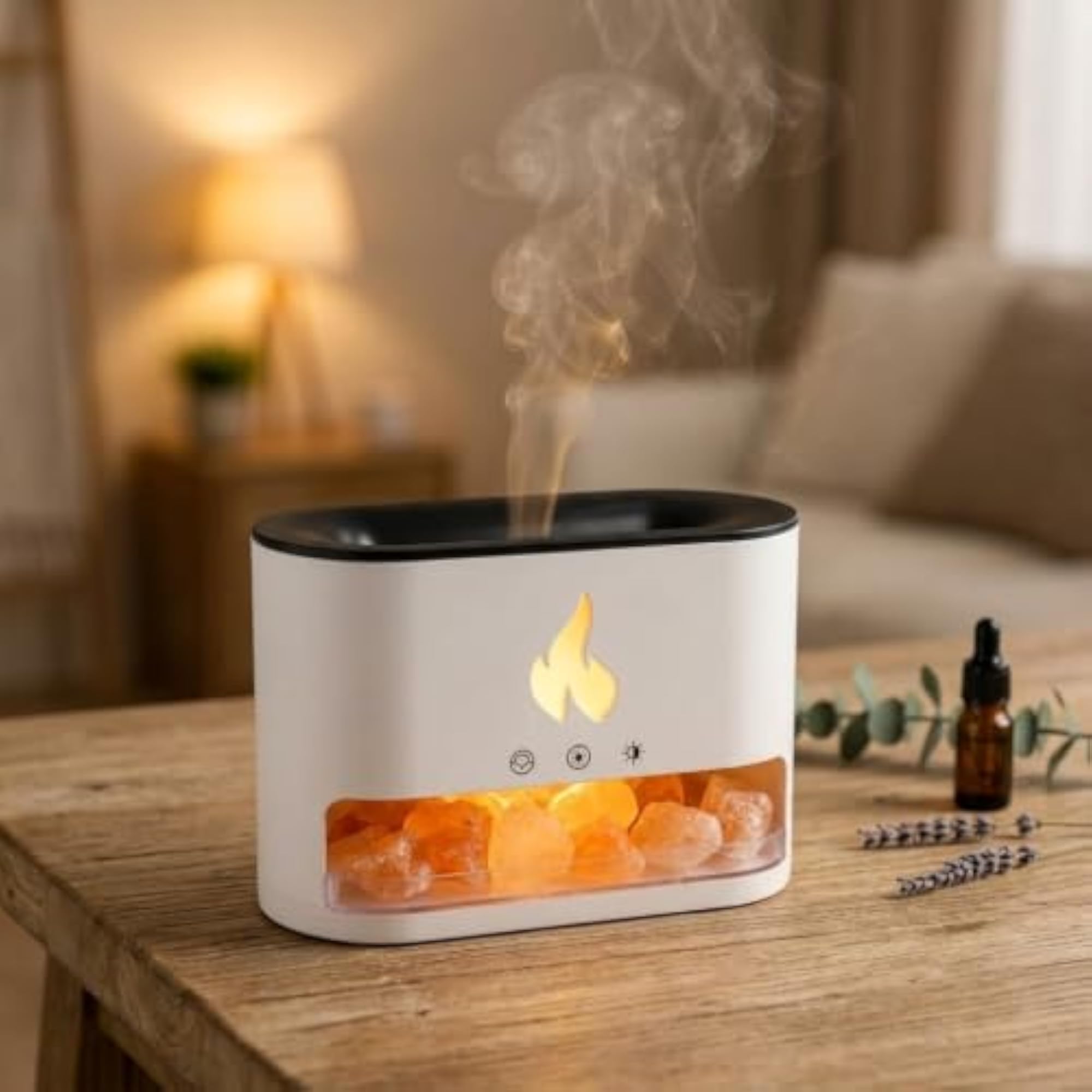 Aroma Diffuser with Transparent Front Compartment