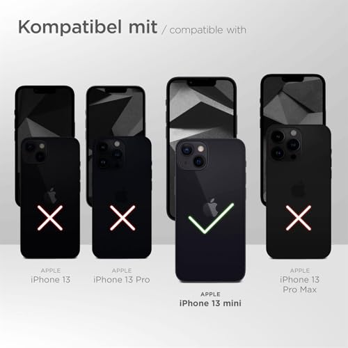 Coque en silicone iPhone 13 mini souple noire de ONEFLOW - 2