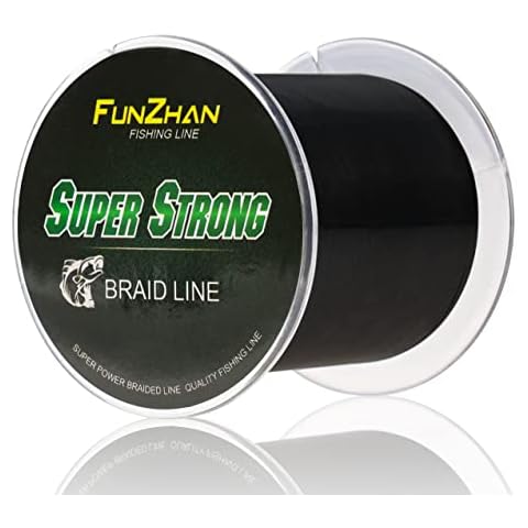 Funzhan Clear Fishing Line Nylon 500M / 546Yds 8LB - 28LB String Invisible Monofilament for Craft DIY Tool Handing Decorations Ballon Garland Jewelry Making Crystal Beading Colors Cover