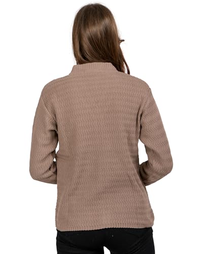 Image of Lady Willington Women Woolen V-Neck Self Design Cardigan Heavy Daffodil Fabric Cardigan Winter Wear Pure Wool Cardigans for Women Sweaters Long Cotty Fully Warm Cardigan Free Sizes