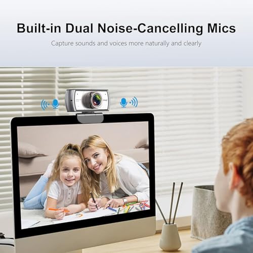 Spedal Wide Angle Digital Webcam, 120 Degree View Video Conference Distance Learning Remote Teaching Camera, Full HD 1080P Live Streaming Webcam... - Image 4