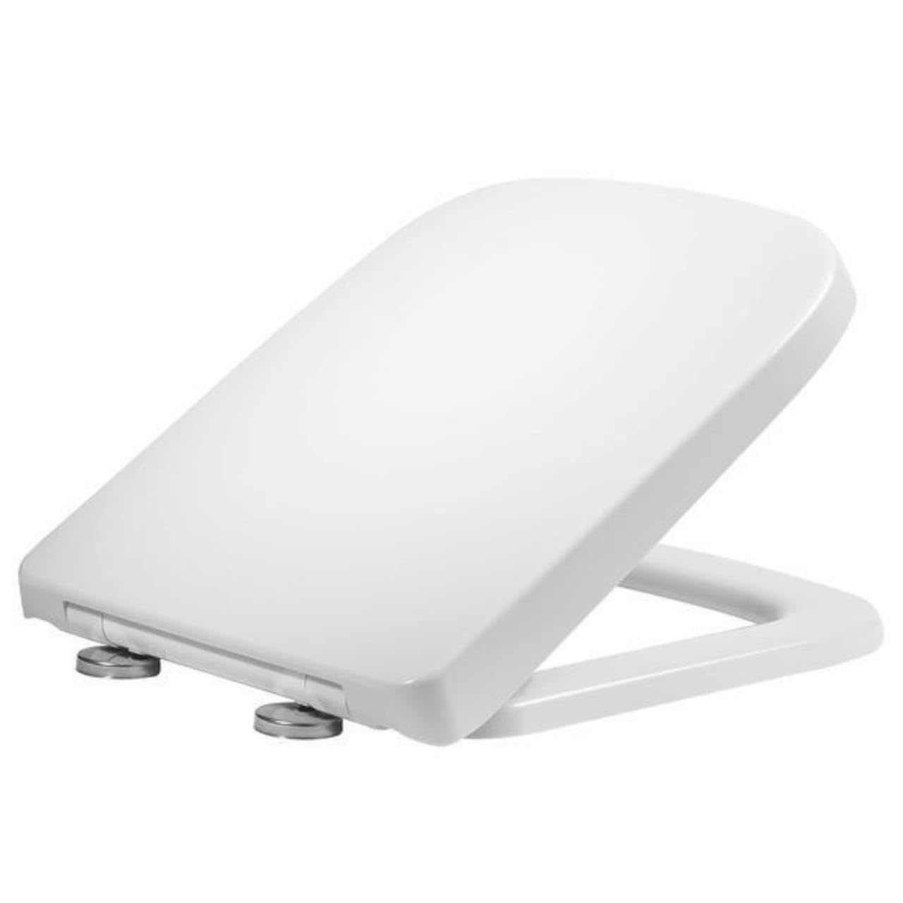 Aan Square Toilet Seat Soft Close Toilet Seat Quick Release For Easy Cleaning For Better Hygiene Easy Installation With Top Fixing & 360? Adjustable