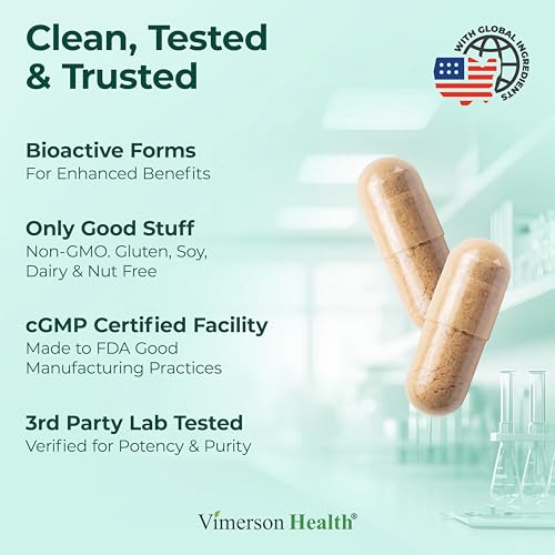 image for Vimerson Health Multivitamin for Men – Methylated Mens Multivitamins