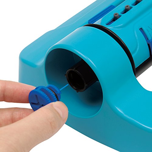 Aqua Joe SJI-TLS18 3-Way Turbo Oscillation Lawn Sprinkler, w/Range, Width, Flow Control (Packaging May Vary) - Image 4