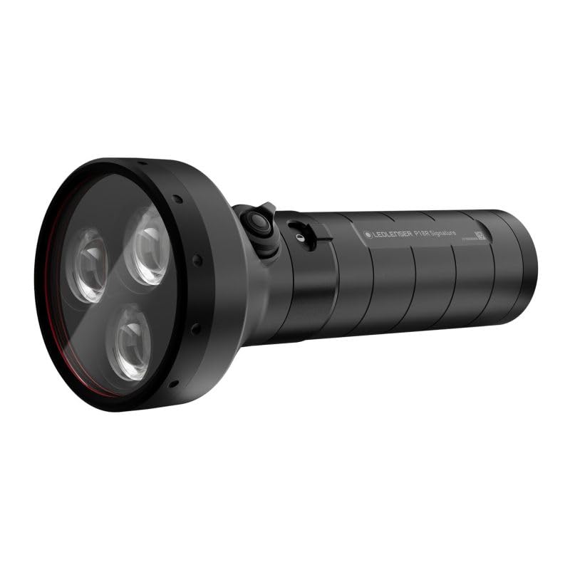 Ledlenser P18R Signature Latarka LED, do ładowania, 7000 lumenów, bardzo jasna, 630 m ogniskowa, 8 trybów, USB-C, wodoszczelność IP68, 45 godzin pracy, latarka przeszukiwująca, na kemping, wędrówki