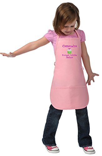 The Apronplace Personalized Embroidered Sweet Little Baker Add A Name Child Apron - Toddlers & Kids Sizes - Very Cute - Great Gift #TOP2