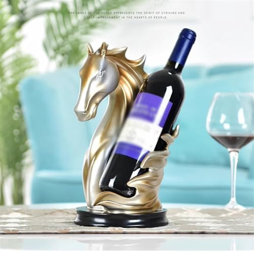 Range-bouteille vin rouge salon décoratif moderne tête de cheval LWX - 4