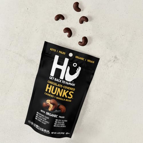 Hu Kitchen, Chocolate Covered Hunks Cashew Vanilla Bean Organic, 4 Ounce - image 7