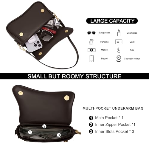 Image of KKXIU Shoulder Bag for Women Small Clutch Purses Cute Hobo Handbag Trendy Underarm Bag