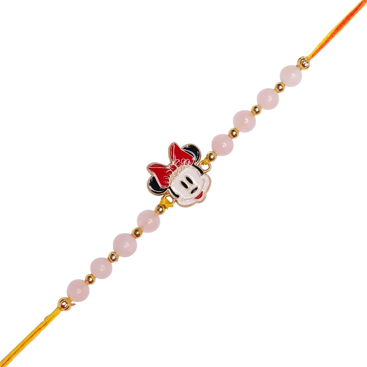 9Dzine Rose Quartz Crystal Rakhi for Brother Bhai | Stylish Cartoon Charm Dora Rakhi | Minnie Mouse Rakhi for Kids Boys Children School Festival (B0CC62XQM5) Amazon Price History, Amazon Price Tracker