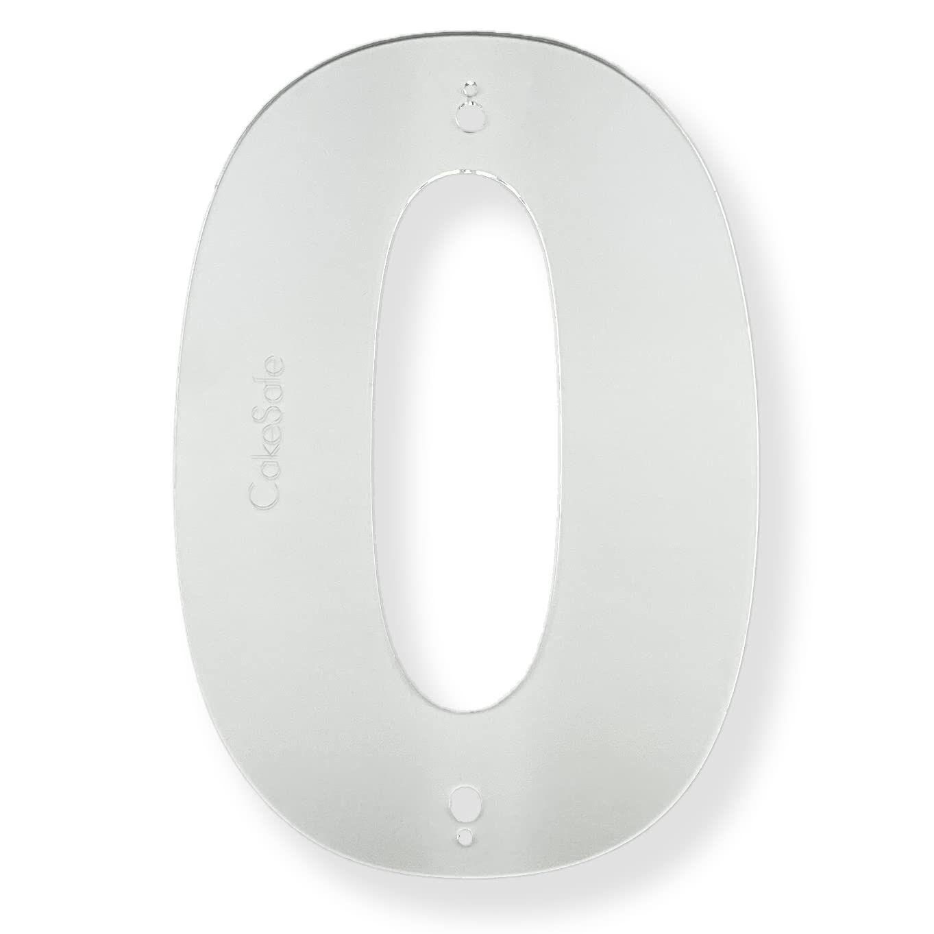 CAKESAFE - Sturdy Acrylic Single Number Cake Template -No. 0