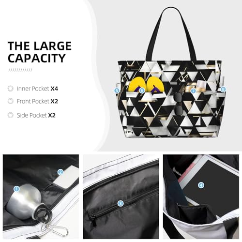 Sac à bandoulière imperméable noir pour ne plus manquer de place en voyage - 3