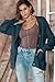 Dokotoo Womens Oversized Open Front Cardigan Sweaters for Women 2025 Fashion Ladies Fall Sweater Long Sleeve Autumn Chunky Fashion Soft Knit Winter Outerwear Coats Blue X-Large