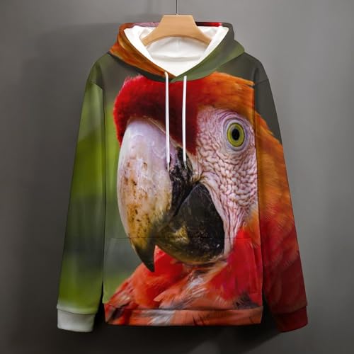 Sweats à capuche perroquet au design unique pull unisexe premium S - 4