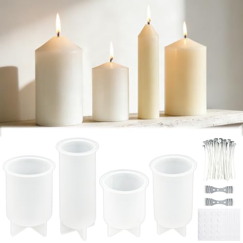 TZEKING Set di 216 stampi per candele, 2stampi per candele