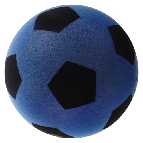 LIOOBO Silent Indoor Soccer Ball for Soft PU Material Quiet Football for Skill Training and Reaction Improvement Safe Juggling Ball for Home and School Play