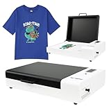 HIXSOP Upgraded DTF Oven, A3 DTF Oven Dryer with Time and Temperature Control for Heat Transfer Printing DTF Power, Curing Transfer Film, White+Black