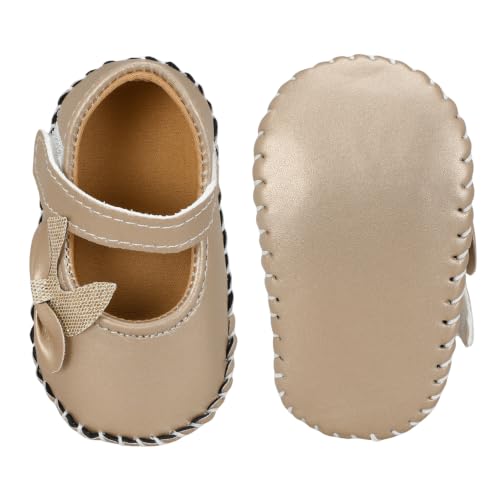 Image of PureSole Baby Girl Ballerina Shoes 6-12 Months | Elegant Party Booties