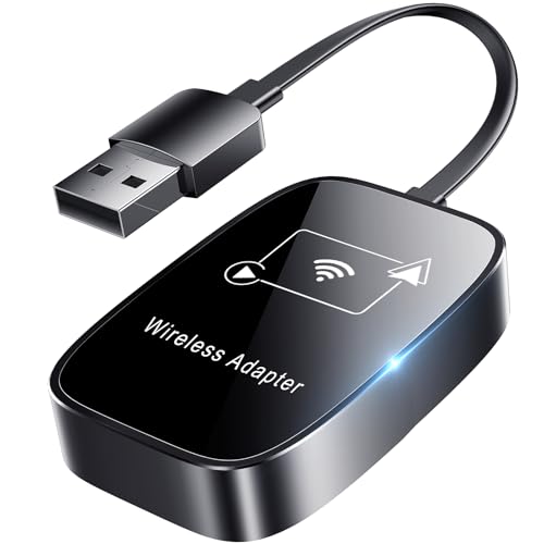 Omeyo Wireless CarPlay Adapter for Apple, Converts Wired CarPlay to Wireless CarPlay, Dongle for Wireless Control Plug & Play Carplay Fit for Cars fro