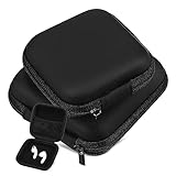 QUMIIRITY 2Pcs Storage Bag Earphone Organizer with Mesh Pocket for Travel Work Cables Devices from Scratches and Bumps Compact Design for Easy Carrying