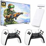 2026 New 4K TV Game Con-Sole | Plug & Play R-etro Gaming Console with 2 Wireless Controllers | HDMI Video Game System for Kids & Family | ( Limited Kids Edition 2026 ) (NEW Limited Stock)
