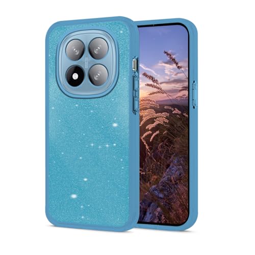 Anlalish �Ή� Redmi Note 15 Pro Plus �P�[�X�ϏՌ� �y�� Xiaomi Redmi Note 15 Pro+ �g�уP�[�X�������� 2�w�O���b�^�[�l�C���^�X�}�z�J�o�[�w��h�~�J�[�h (��)