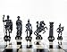 Plastic Chess Pieces RomanLegion 3 3/4
