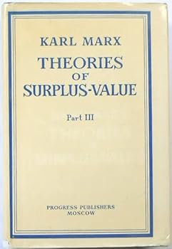 Hardcover Theories of Surplus Value Part 1 [Unqualified] Book