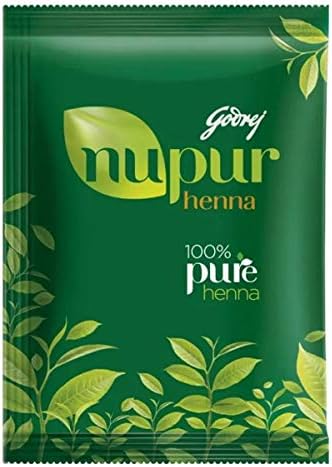 Godrej Locking Solutions and Systems Godrej Nupur Henna Natural Mehndi For Hair Color With Goodness Of 9 Herbs 3 Pack With 400 G In Each Packet (3 X 400 G/3 X 14.10 Oz)