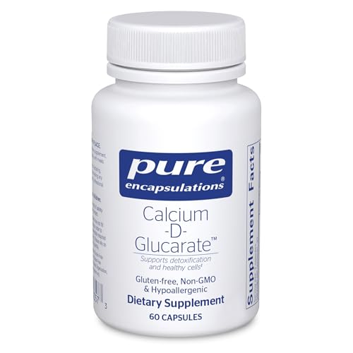 Pure Encapsulations Calcium-D-Glucarate | Supplement to Support Cellular Health in the Liver Lungs Breast and Colon* | 60 Capsules
