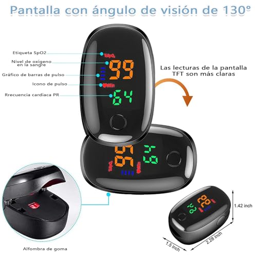 Encuentra reviews de Pulsioximetro los más recomendados. 30 Imagen adicional