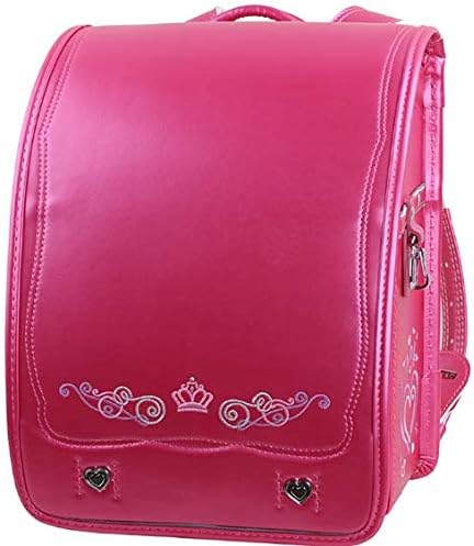 Amazon Co Jp Happy Snowflakesランドセル 女の子 男の子 19刺繍 パールカラー 無地 おしゃれ 入学祝い 軽い フラットファイル対応 大容量 ローズ 刺繍タイプ シューズ バッグ